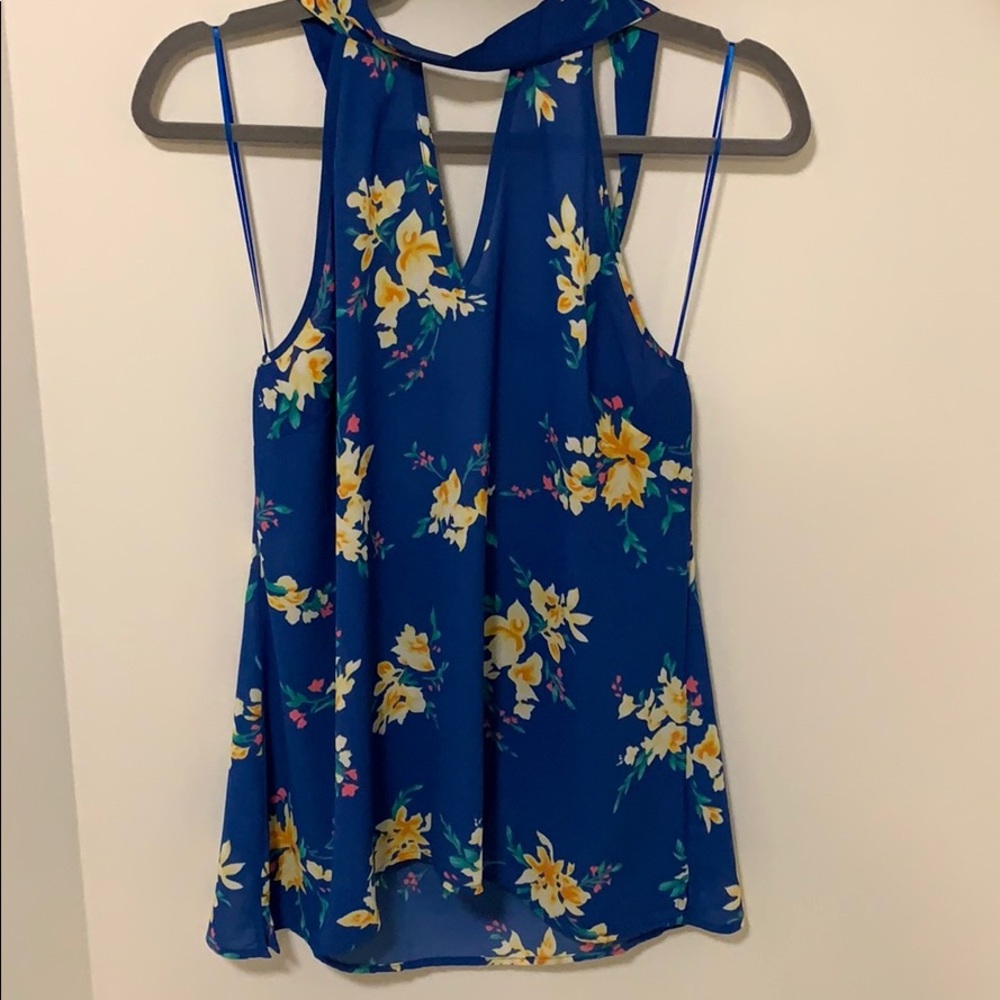 Sienna Sky halter blouse floral
